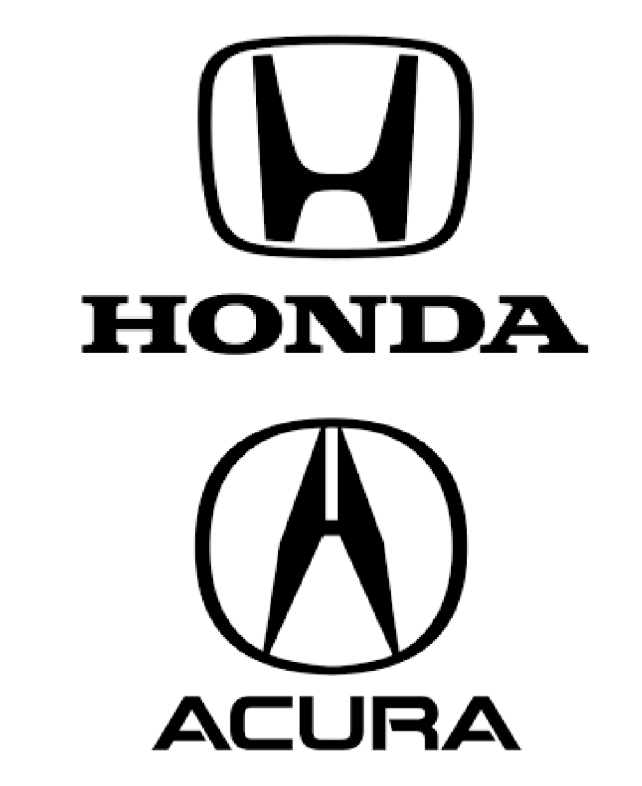 Honda und Acura Logos